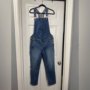 GAP Blue Denim Overalls Size M